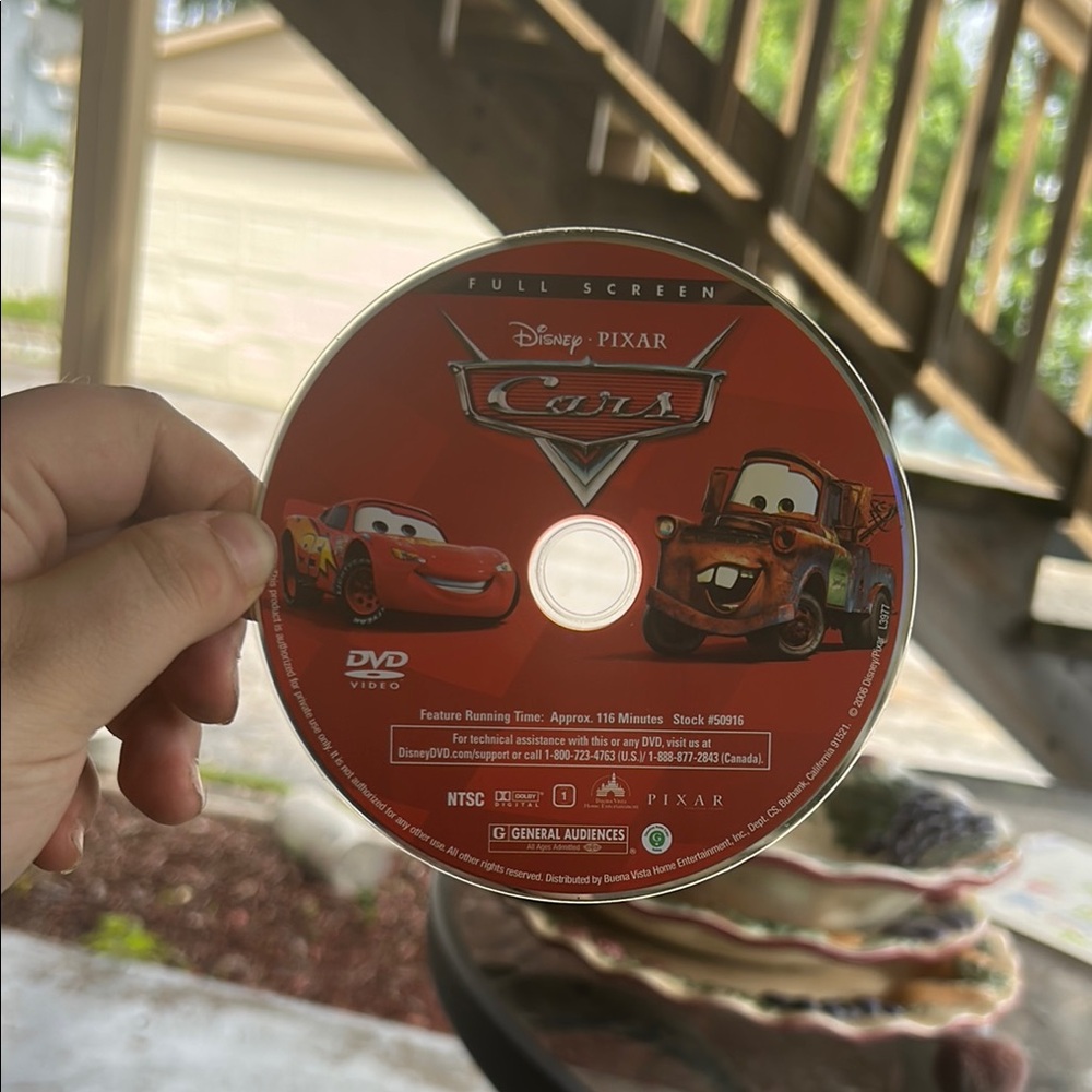 Cars DVD - Red